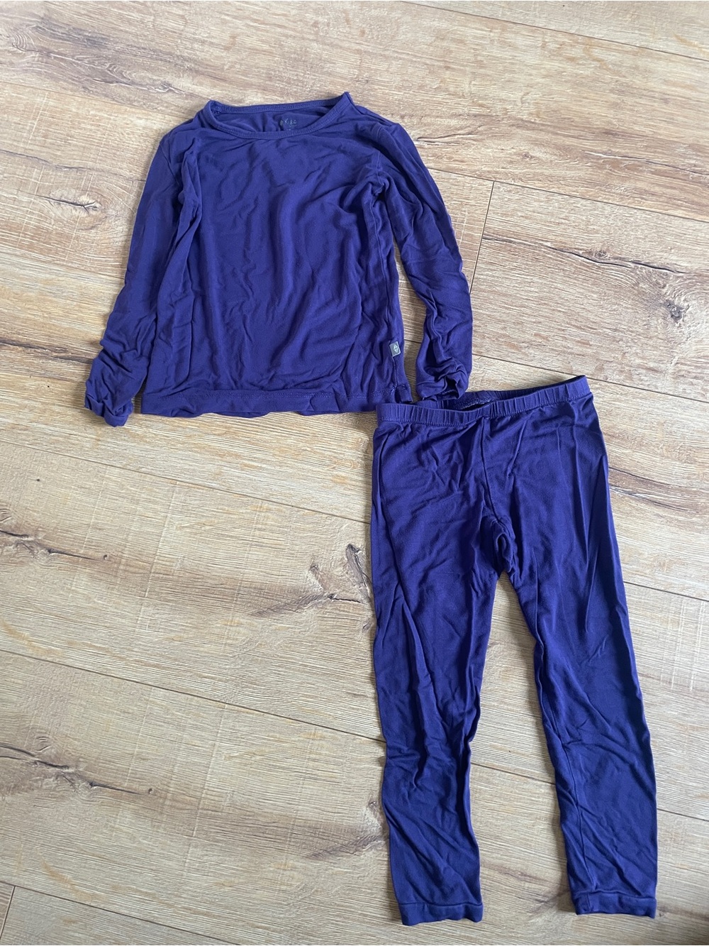 Kyte BABY Deep Purple Long Sleeve Pajama Set